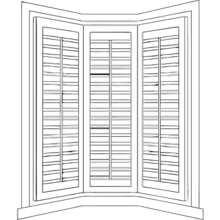 Bay Window Shutters