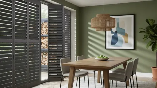 Plantation shutter style options for West Midlands homes