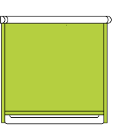 Roller blind with side channels