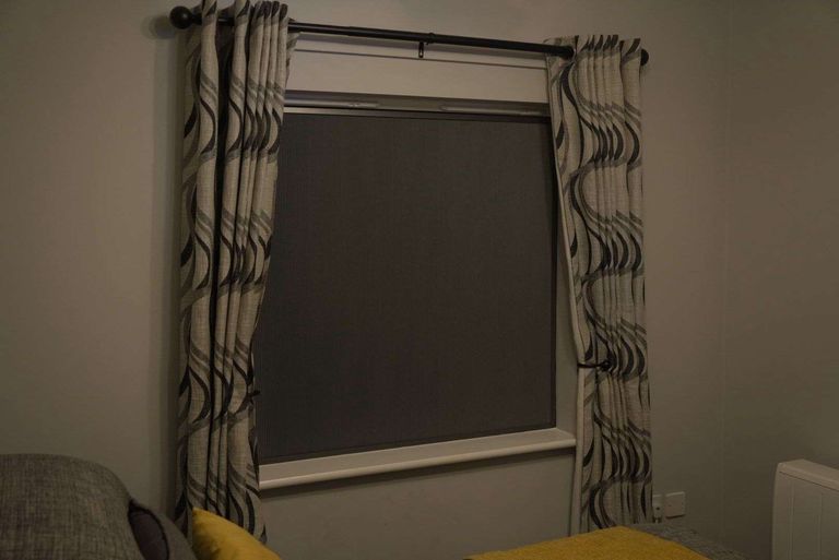 100% Blackout BlindScreen fitted to a bedroom window