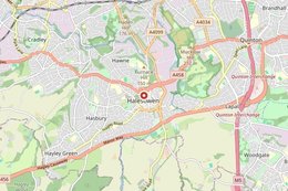 Map of Halesowen and surrounding area