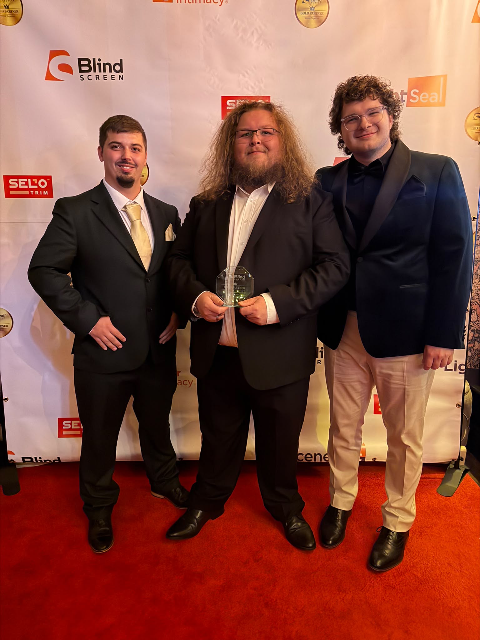 Greystone Shutters team with the Blind Screen West Sales Champion award